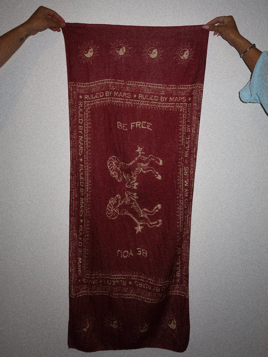 RAVE SCARF 01 | CHERRY