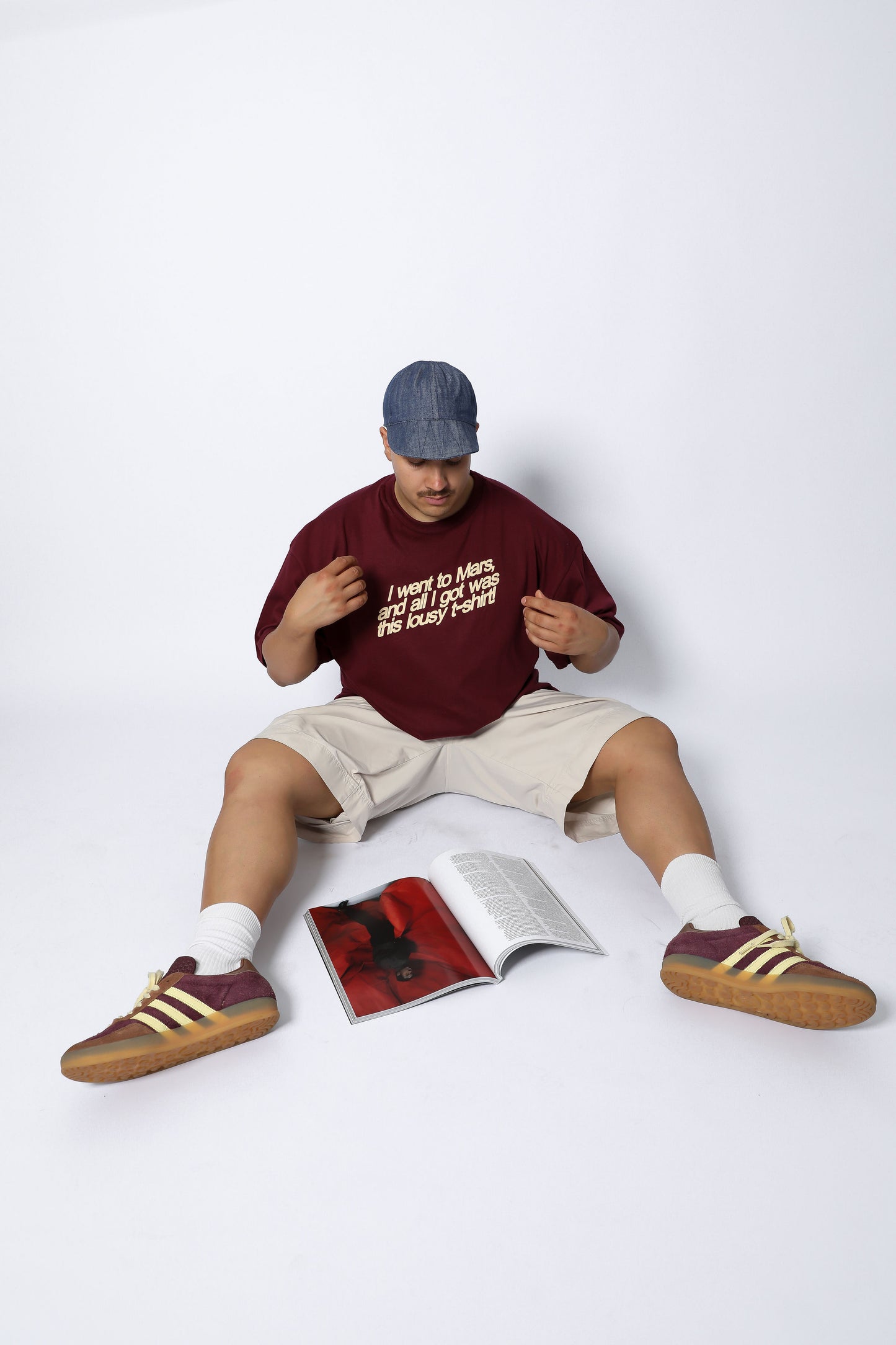 Souvenir Tee in Cherry